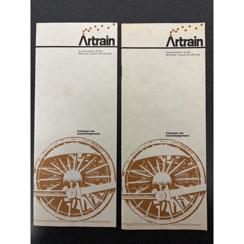 Vintage Artrain Michigan Council for the Arts 1971 Pair of Brochures